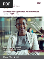 Business Management Administration MBA 2023 01