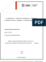 Trabalho de Política e Sistema de Recompensas