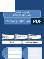 KKP Muda - Hadits Ke 6