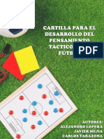 Avance Cartilla para El Desarrollo Del Pensamiento Táctico en El Fútbol