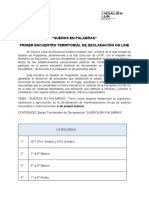 Bases Muestra Territorial de Declamación