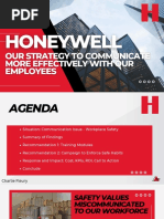 Honeywell Final Communication Plan 1