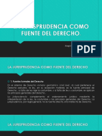 La Jurisprudencia Como Fuente Del Derecho