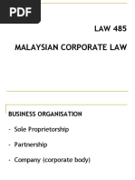 Law485 Types of Co