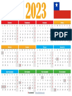 Calendario 2023 Chile