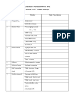 Checklist Pemeliharaan Ipal