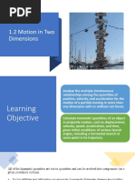 G11 ASP Lesson 1.2 Motion in Two Dimensions