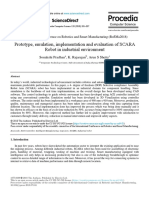 Prototype, Emulation, Implementation and Evaluation of SCARA Robot in Industrial Environment