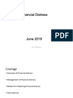 Financial Distress - Overview and Models