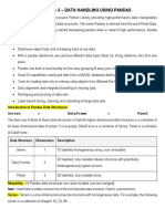 Working With Pandas Notes