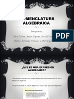 Nomenclatura Algebraica