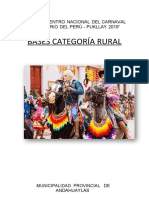 Bases Del Carnaval Rural - Andahuaylas