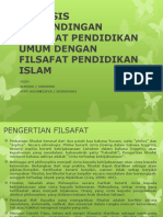 Analisis Perbandingan Filsafat Pendidikan Umum Dengan Filsafat Pendidikan