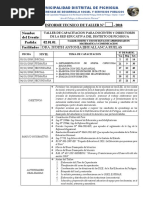 Informe Tecnico de Taller Docentes 2018