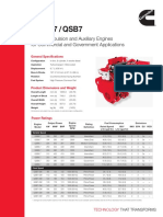 QSB6.7 QSB7 Marine Propulsion and Auxiliary Engines For Commercial and Government Applications