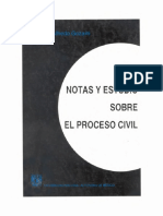 Notas y Estudio Sobre El Proceso Civil Osvaldo Gozaíni