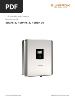 Sungrow Hybrid SH5K-30 5kW Inverter Manual