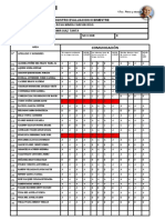 Registro Evaluacion III Bimestre 4to D