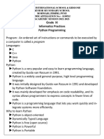 Getting Started With Python, Python Fundamentals - Block 2,3