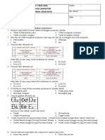 Soal Pas Kelas 2 Tema 6