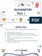 6 - Stoichiometry Part 1