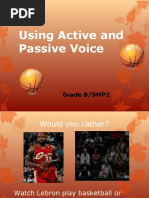 Powerpoint Active Passive Voice