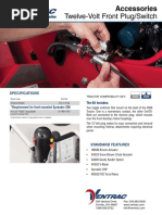 Twelve-Volt Front Plug/Switch: Specifications