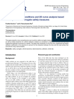 Tire Road Surface Conditions and 2D Curve Analysis Based Development of Surrogate Safety Measures