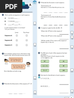 WRM Y8 Spring b2 Sequences Assessment A