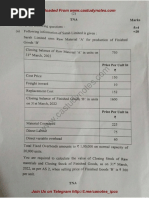 CA Inter Accounts QP Nov 2022