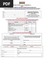 2022 Sc0161 Wis TV United For Veterans 3 For 2 Wreath+Sponsorship+Form