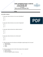 G10-2nd-Q-review Sheets-Chem-Chap7, 8.1, 8.2