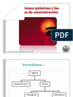 Disoluciones y Las Diferentes Medidas de Su Concentración