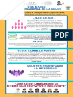 8 de Marzo D Ía Internacional de La Mujer: "Juntas (Os) Lograremos Un M Éxico Más Equitativo E Incluyente"