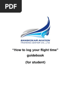 How To Log Your Flight Time For Student Rev02