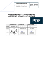 Sgc-Pro-151 Procedimiento de Mantenimiento de Sistema de Bci Aci 2022