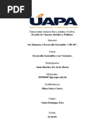 Tarea 3 de Ser Humano y Desarrollo Sostenible.