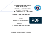 Reseña Historica Sobre Estadistica