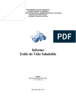 Informe de Estilos de Vidas Saludables