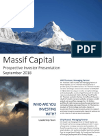 Massif Capital Pitch Deck