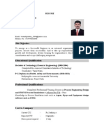 Vasanth Resume