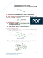 Nociones Básicas de Vectores en El Plano