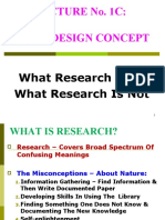 Lecture 1 C - What Research Is & Not