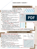 Devoir Maison Numéro 1 Semestre 1:: Ondes Mecaniques Periodiques