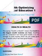 Health Optimizing Physical Education 1