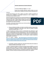 Posicionamentos Importantes Do Governo Bolsonaro