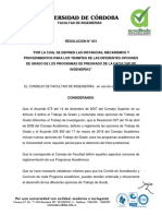 Resolucion 051-De Abril 5 Del 2021-Firmada-Por La Cual Se Reglamentan Las Opciones de Grado