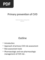 Primary Prevention of CVD