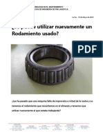 Articulo 2 ¿Se Puede Utilizar Nuevamente Un Rodamiento Usado - FINILAGER