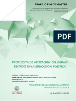 2018 - TFM - Propuesta de Aplicación Del Dibujo Técnico en La Educación Plástica